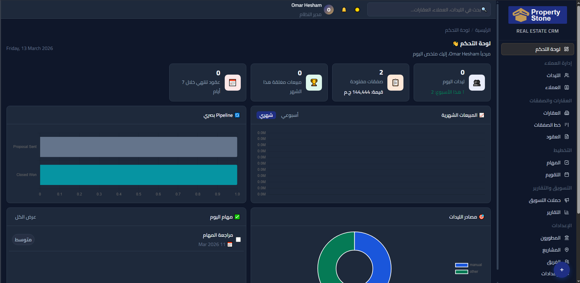 PropertyStone CRM - Comprehensive Real Estate Management Platform